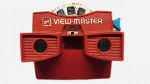 Red viewmaster device